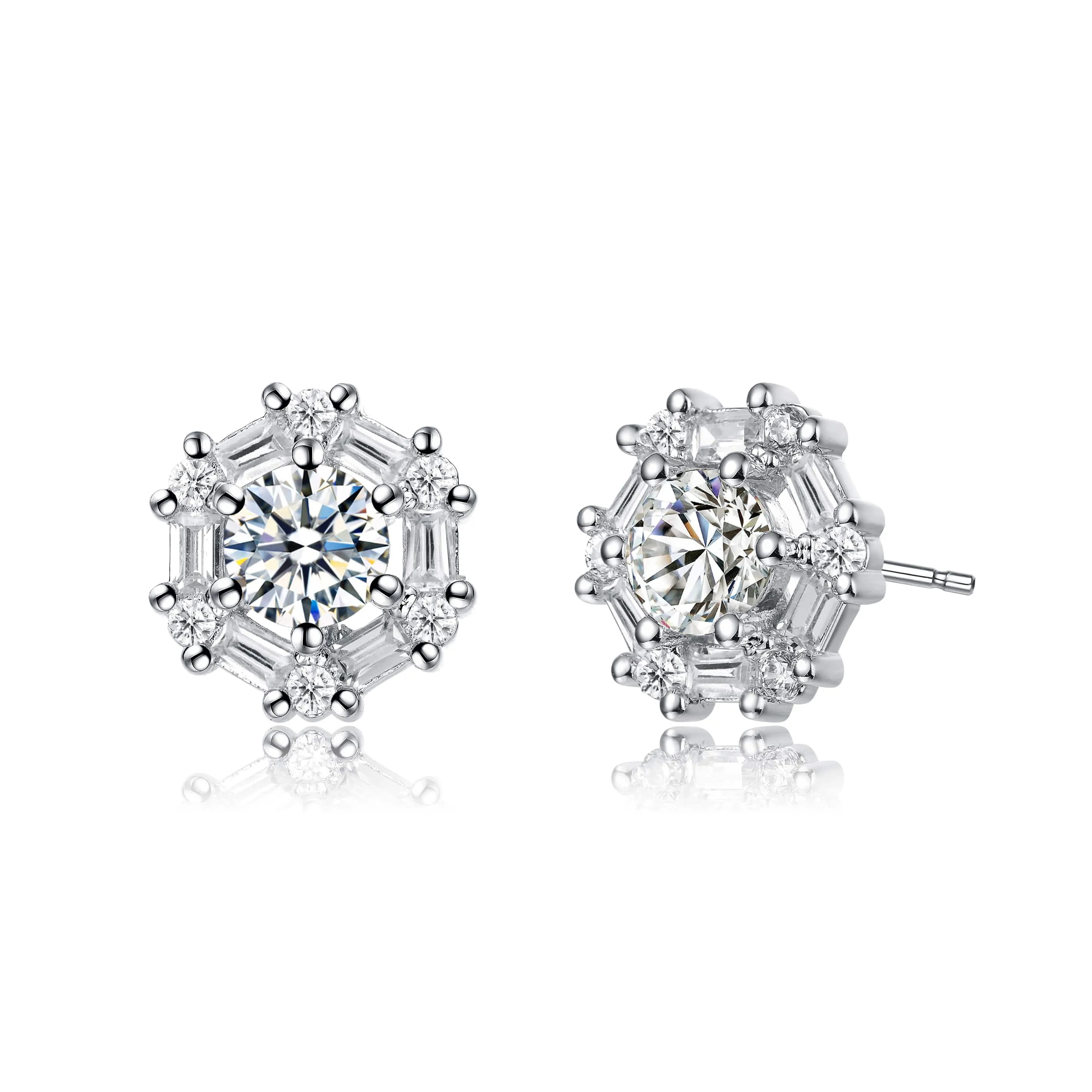Stylish Halo Stud Earrings sold by Zulily