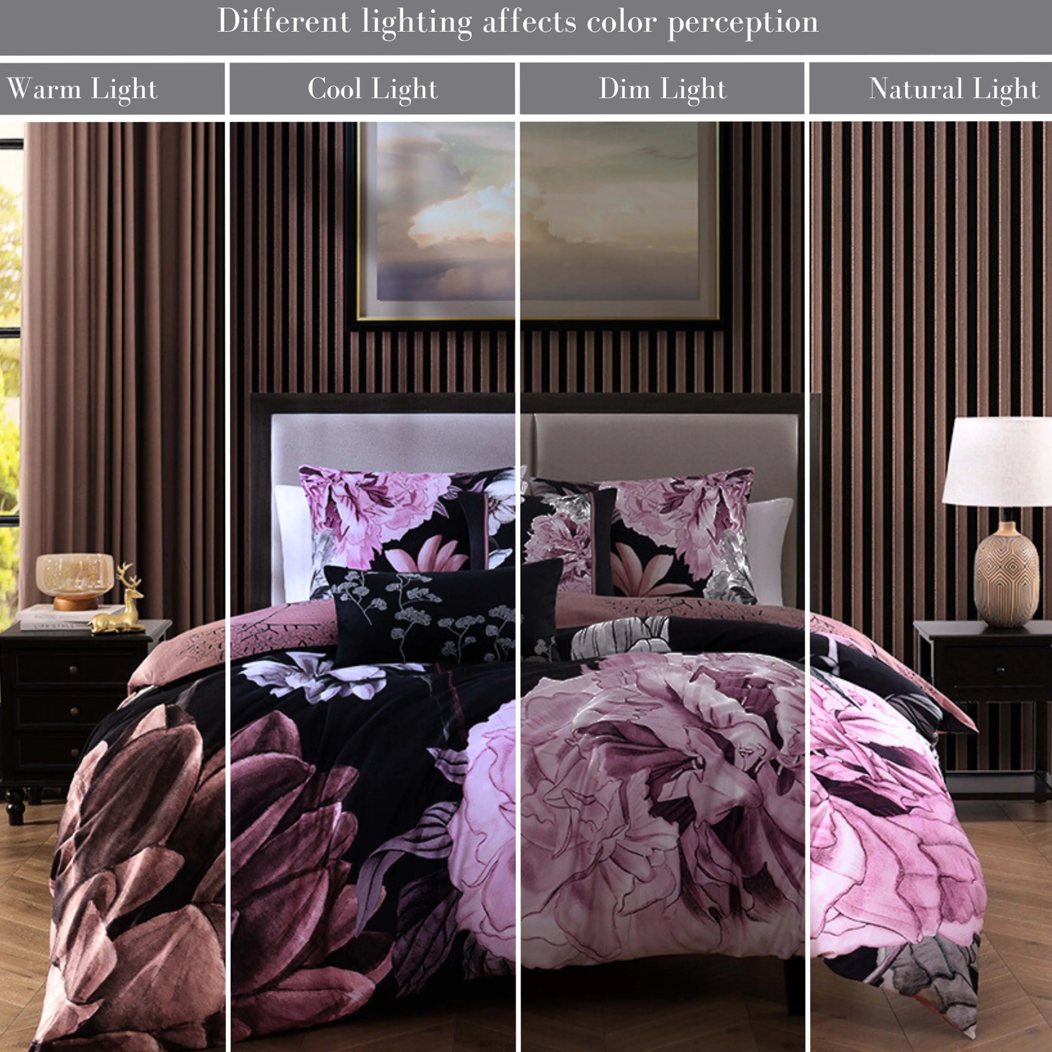 Bebejan Midnight Meadow 5 Piece Reversible Comforter Set sold by Zulily product image thumbnail 4