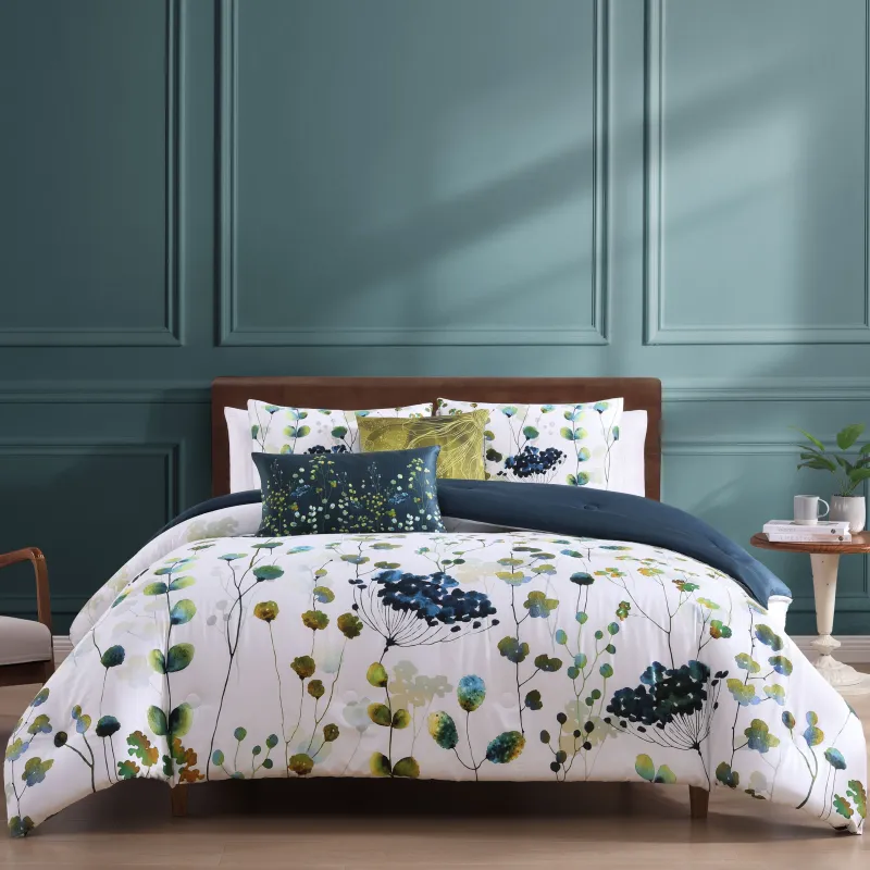 Bebejan Abstract Vines 5 Piece Reversible Comforter Set made by Zulily