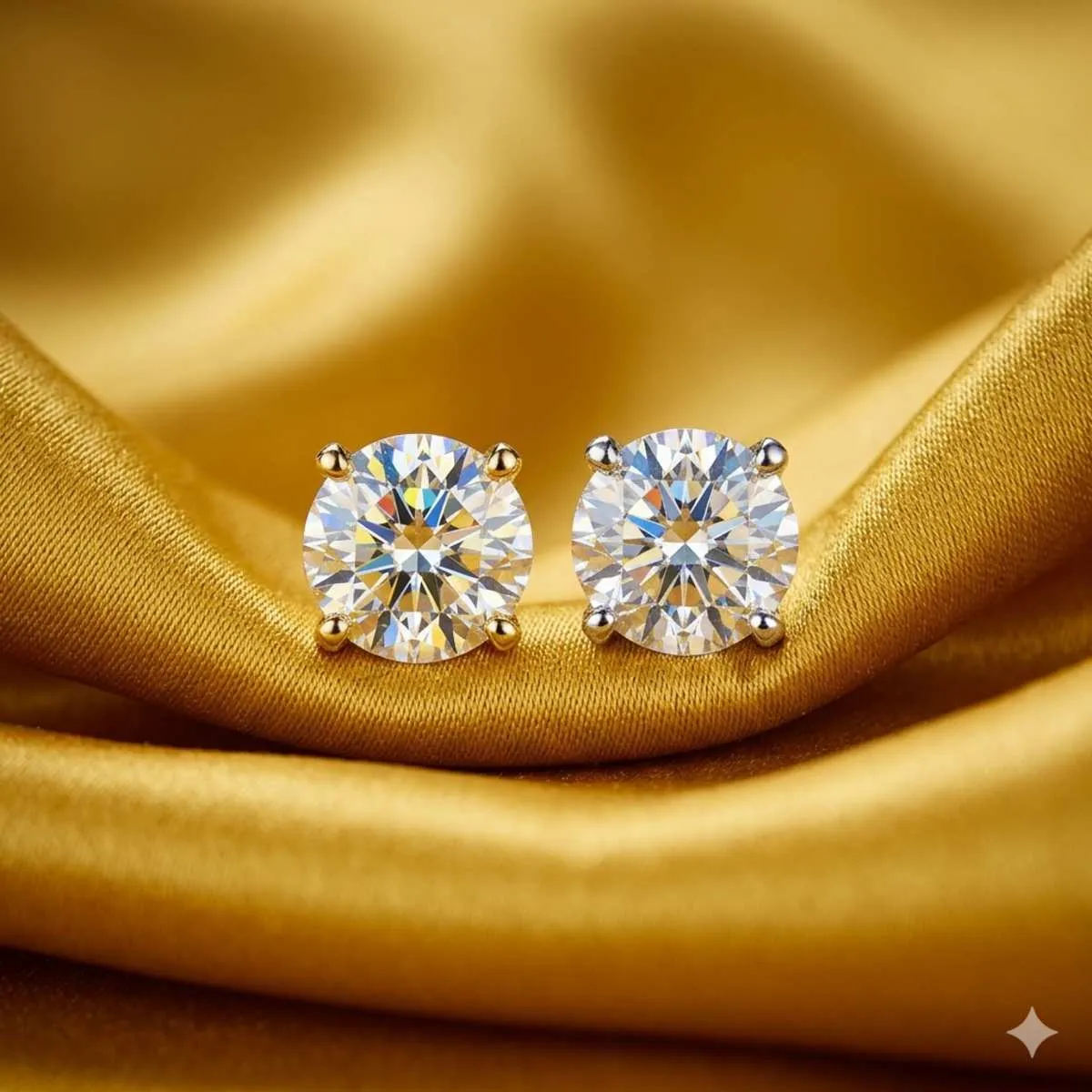 2 CTW Diamond Round 925 Sterling Silver Stud Earrings For Women sold by Zulily