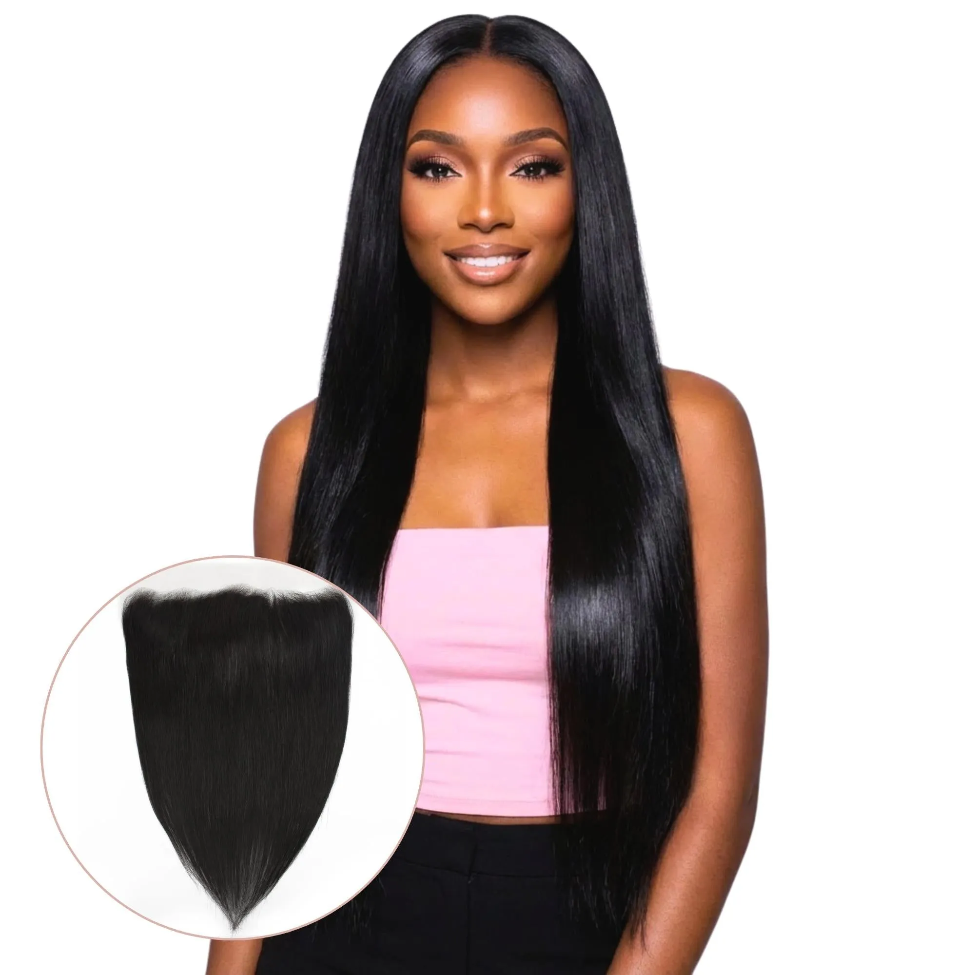 Brazilian Straight 13x4 HD Lace Human Hair Frontal sold by Zulily