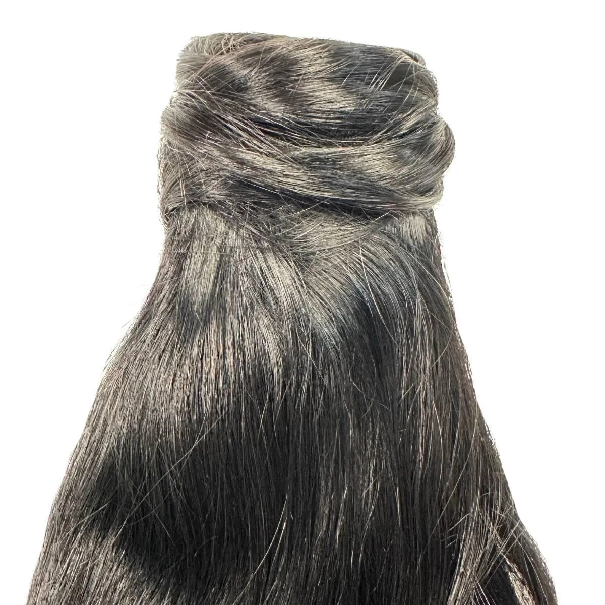 Jet Black 100% Human Hair Ponytail Extension sold by Zulily product image thumbnail 2