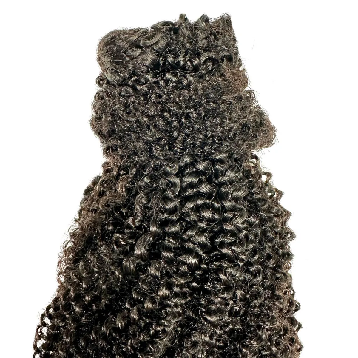 Afro Kinky Curly 100% Human Hair Ponytail Extension sold by Zulily product image thumbnail 2