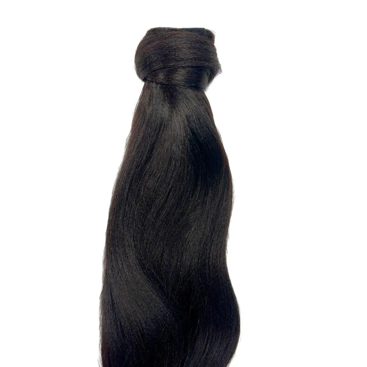 Yaki Straight 100% Human Hair Ponytail Extension sold by Zulily product image thumbnail 5