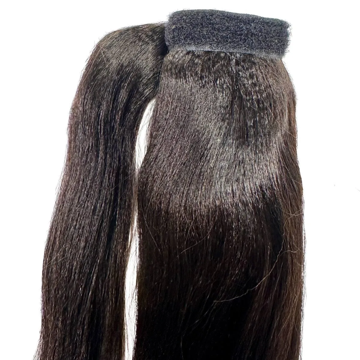 Yaki Straight 100% Human Hair Ponytail Extension sold by Zulily product image thumbnail 4