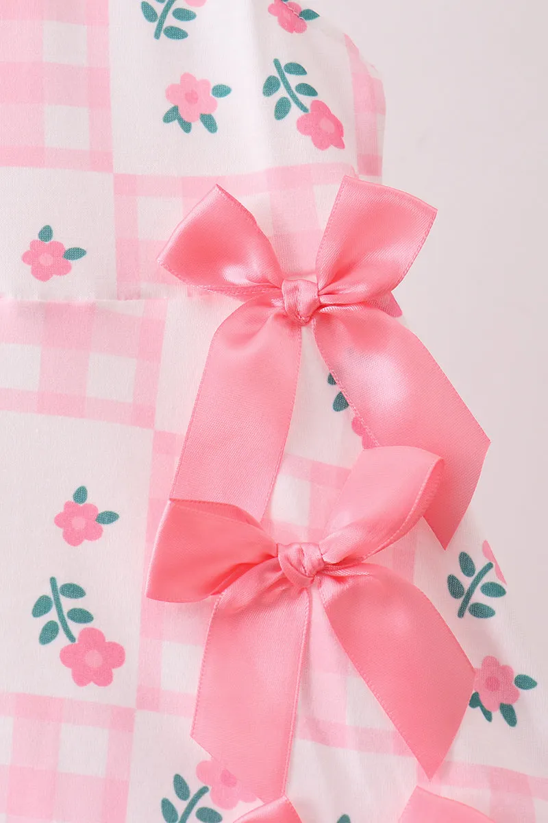 Pink Floral Ruffle Dress sold by Zulily product image thumbnail 3