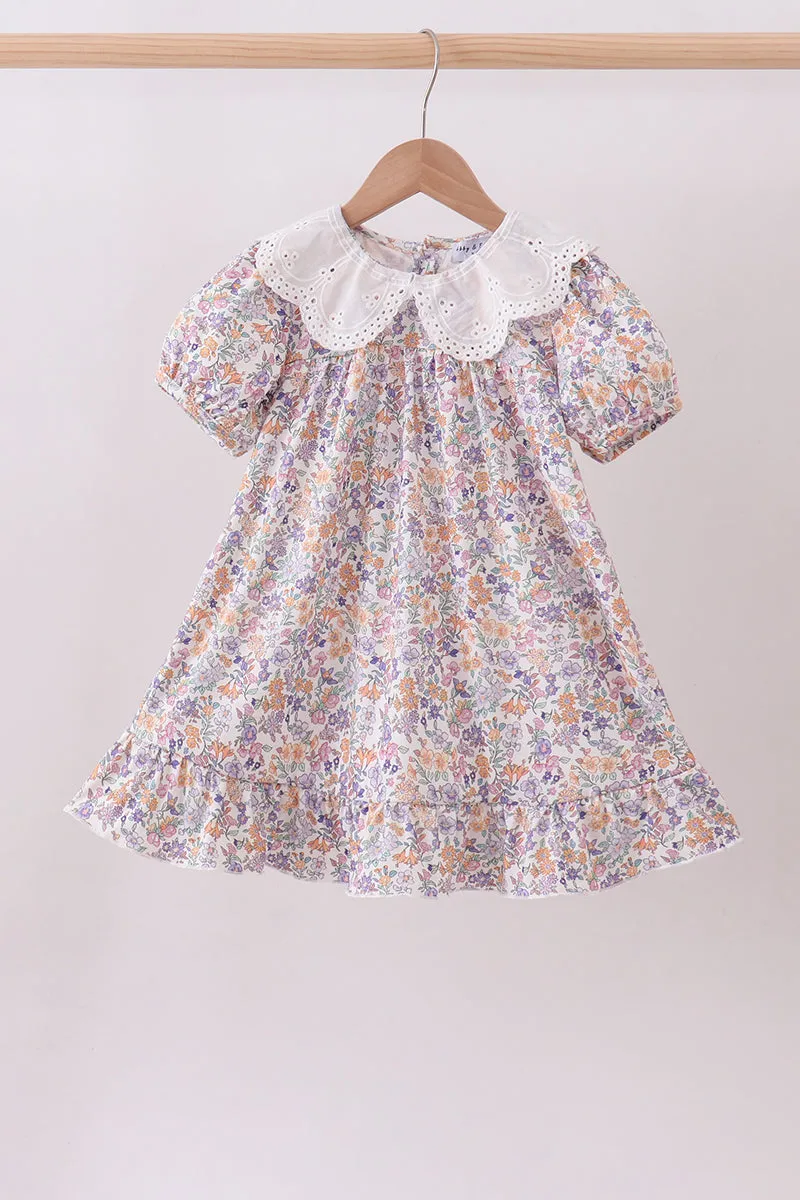 Red Floral Lace Ruffle Dress sold by Zulily