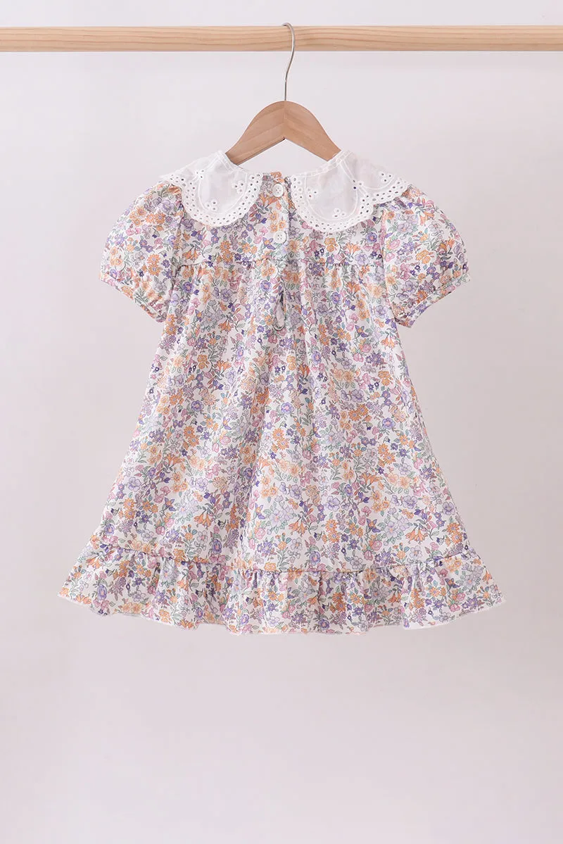 Red Floral Lace Ruffle Dress sold by Zulily product image thumbnail 5