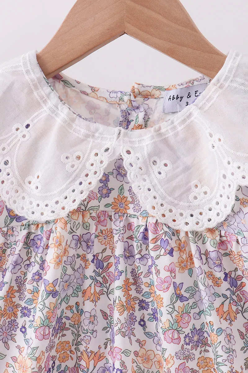 Red Floral Lace Ruffle Dress sold by Zulily product image thumbnail 2