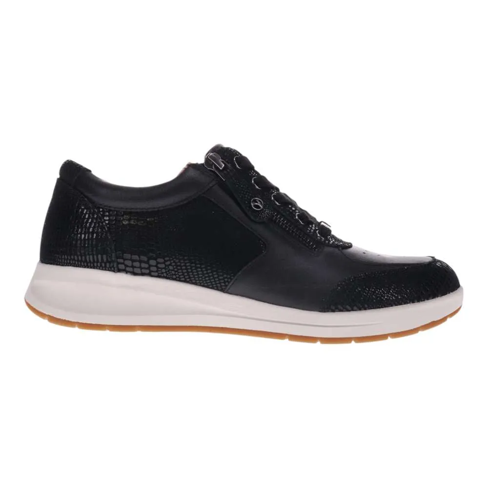 Boston Zip Casual Sneaker - Black Perf sold by Zulily product image thumbnail 2
