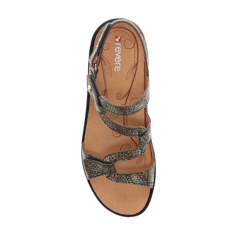 Emerald Adjustable Sandal - Peacock Python sold by Zulily product image thumbnail 4