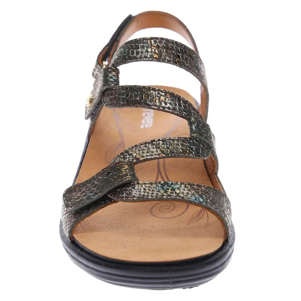 Emerald Adjustable Sandal - Peacock Python sold by Zulily product image thumbnail 5