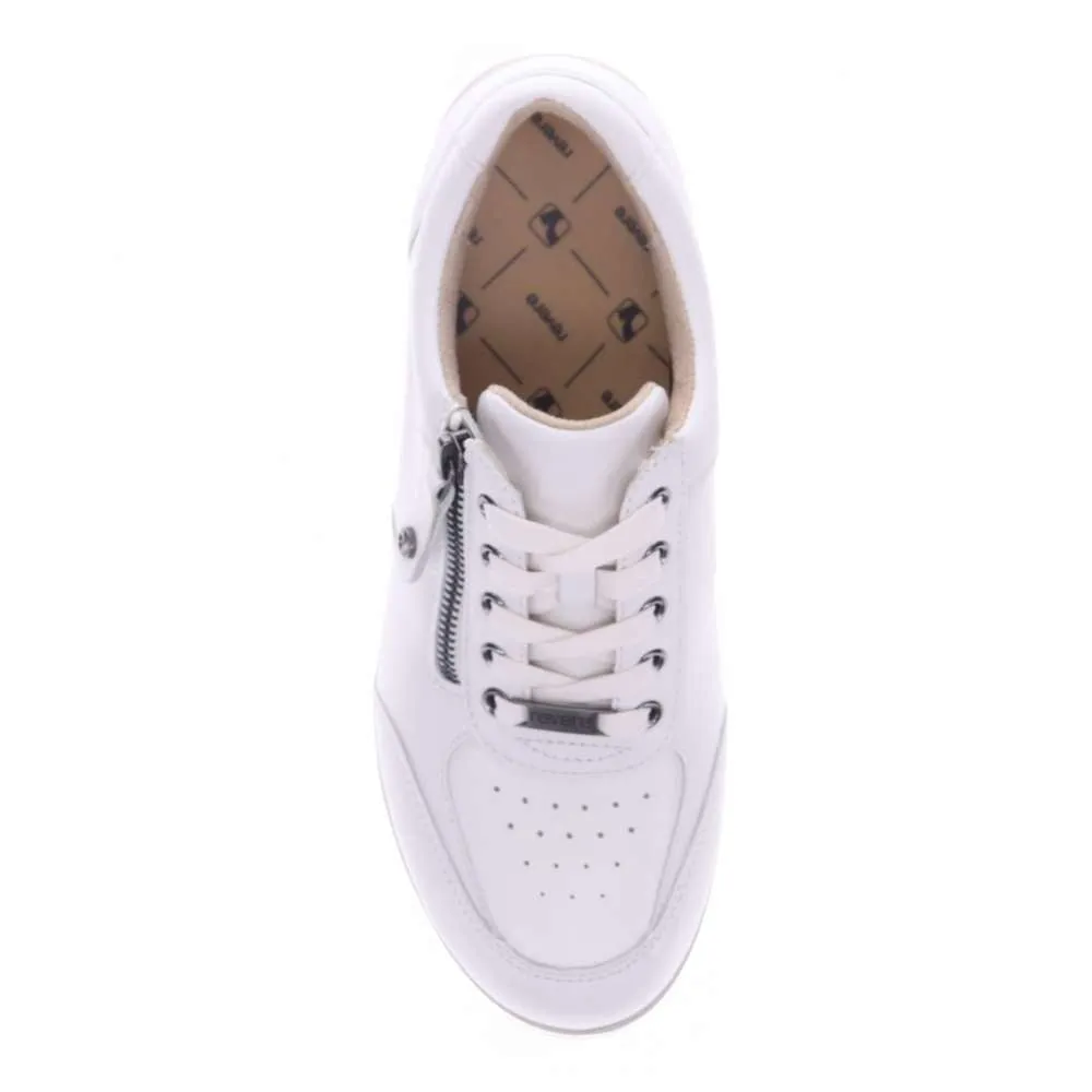 Boston Zip Casual Sneaker - White Perf sold by Zulily product image thumbnail 4