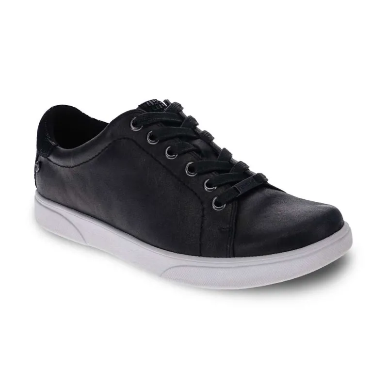 Limoges Lace-Up Casual Sneaker - Onyx/Black Lizard made by Zulily