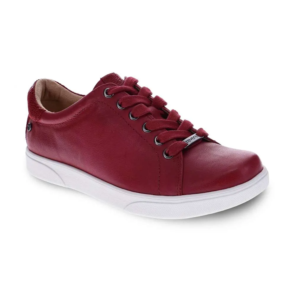 Limoges Lace-Up Casual Sneaker - Cherry French/Lizard sold by Zulily
