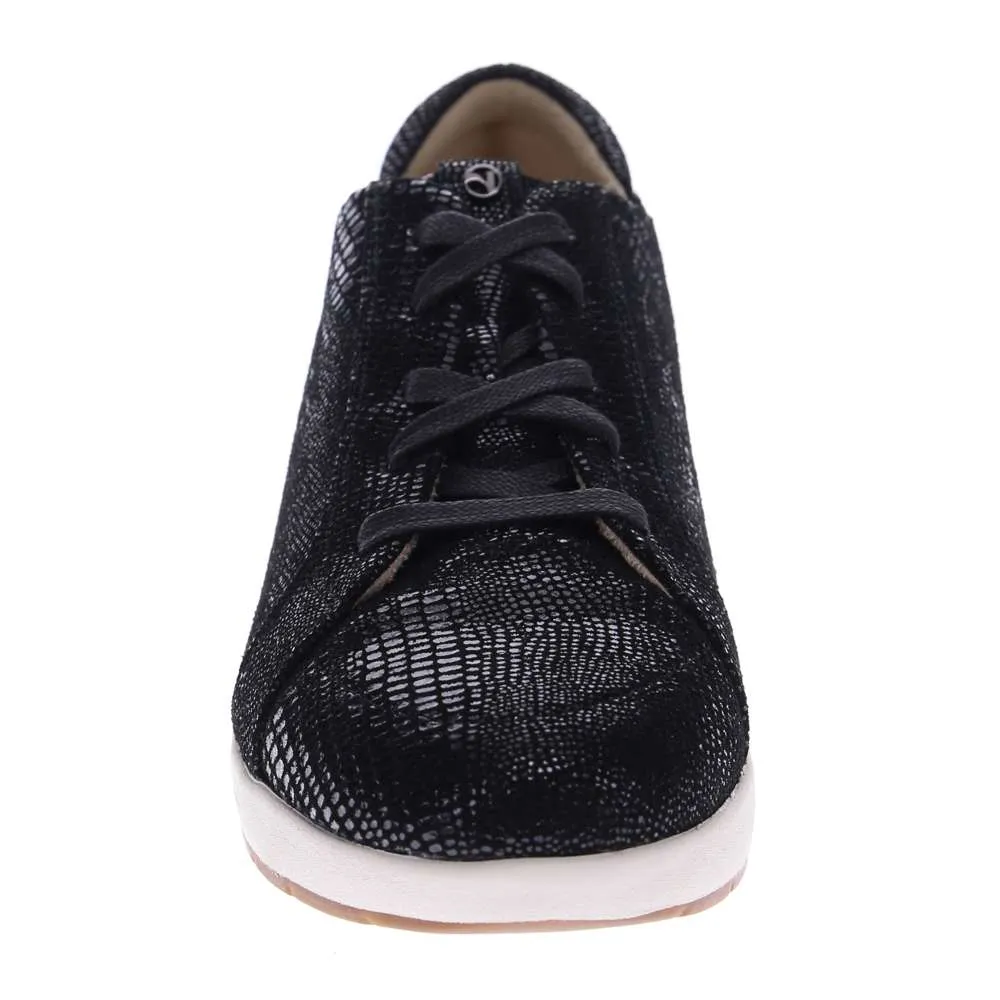 Athens Lace-Up Casual Sneaker - Black Lizard sold by Zulily product image thumbnail 5