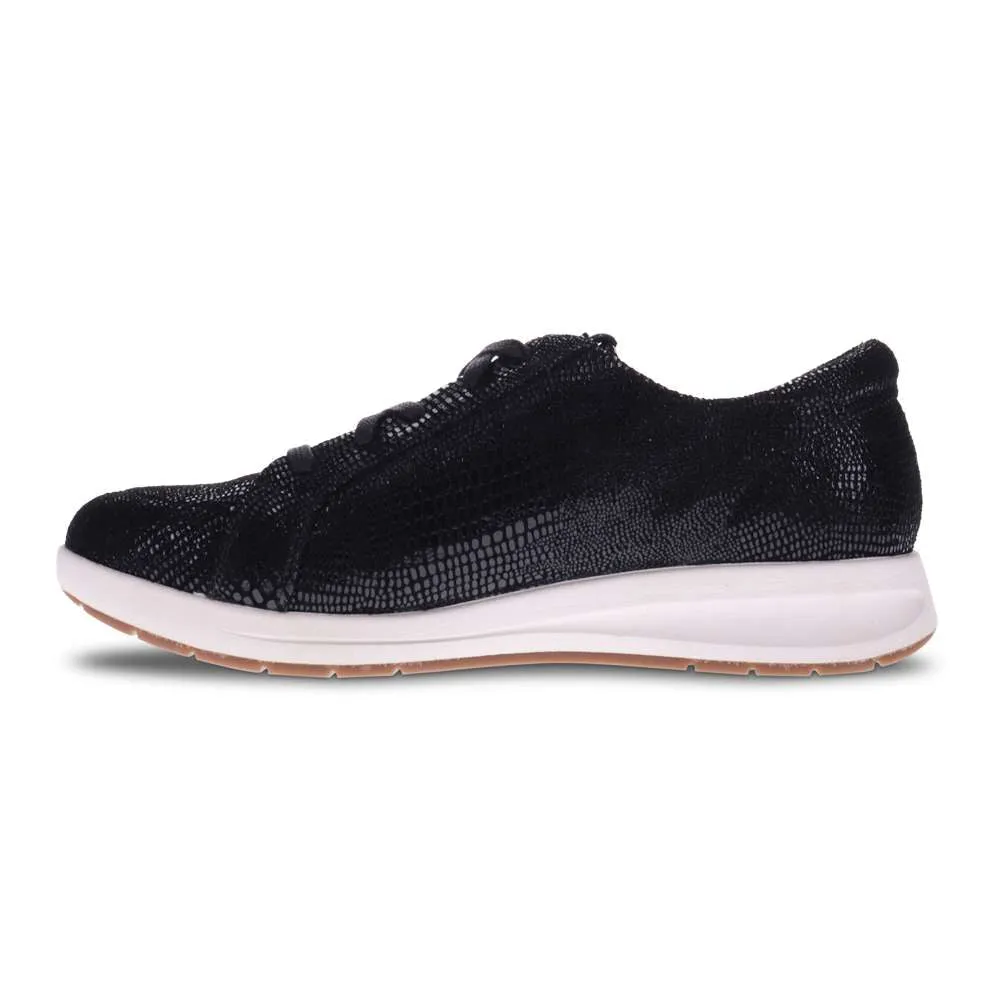 Athens Lace-Up Casual Sneaker - Black Lizard sold by Zulily product image thumbnail 3