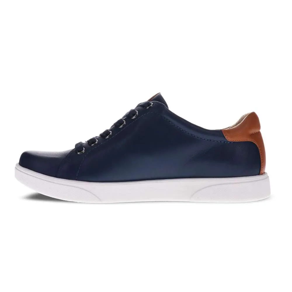 Limoges Lace-Up Casual Sneaker - Blue French/Cognac sold by Zulily product image thumbnail 3