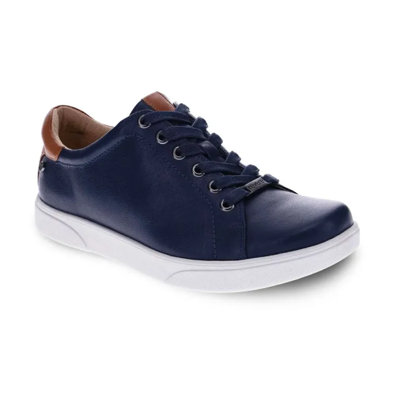 Limoges Lace-Up Casual Sneaker - Blue French/Cognac made by Zulily