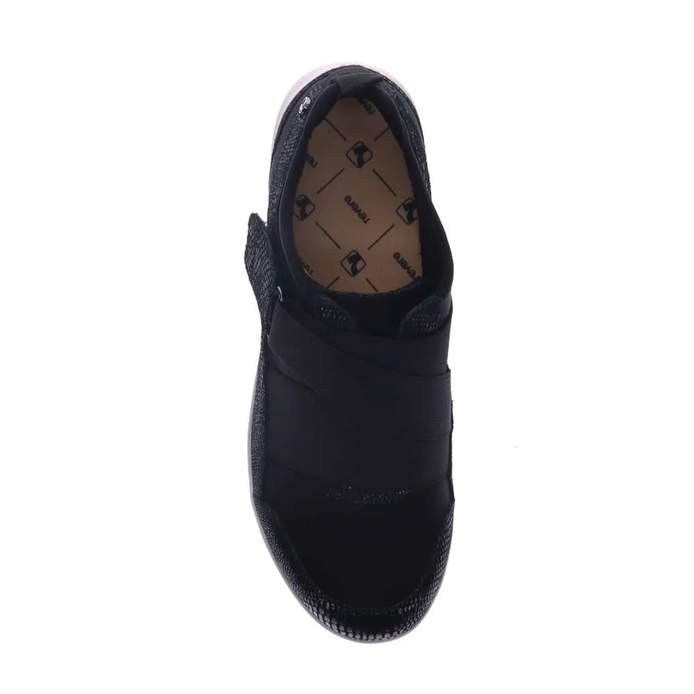 Virginia Adjustable Casual Sneaker - Black Lizard sold by Zulily product image thumbnail 4