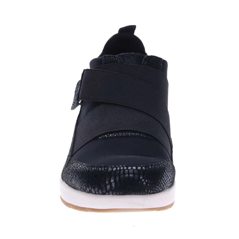 Virginia Adjustable Casual Sneaker - Black Lizard sold by Zulily product image thumbnail 5