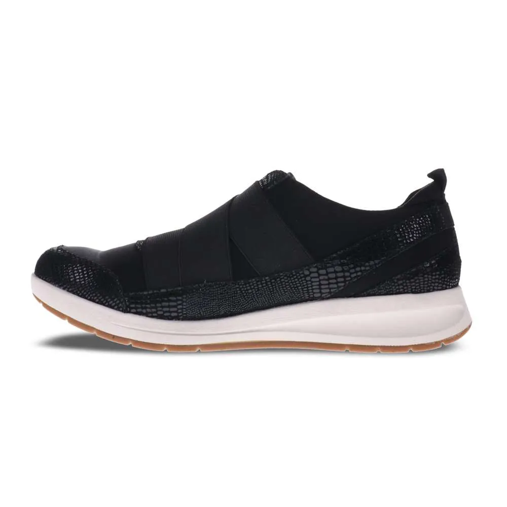Virginia Adjustable Casual Sneaker - Black Lizard sold by Zulily product image thumbnail 3
