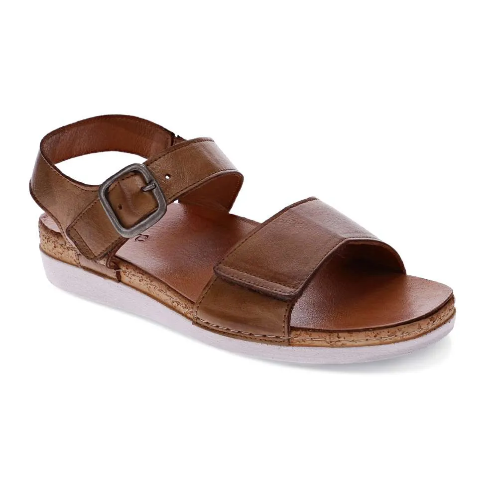 Georgia Back Strap Sandal - Caramel sold by Zulily