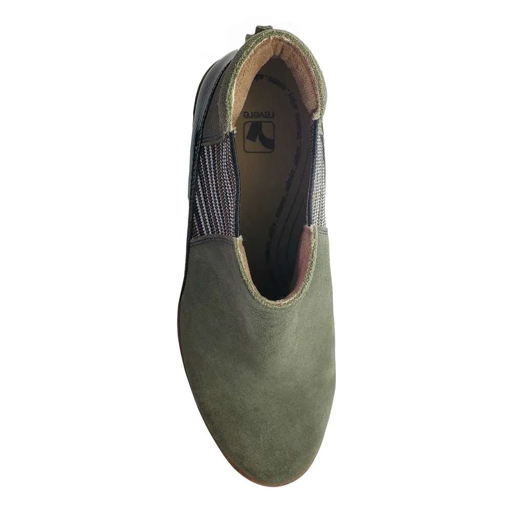 Galway Wedged Boot - Moss Suede sold by Zulily product image thumbnail 4