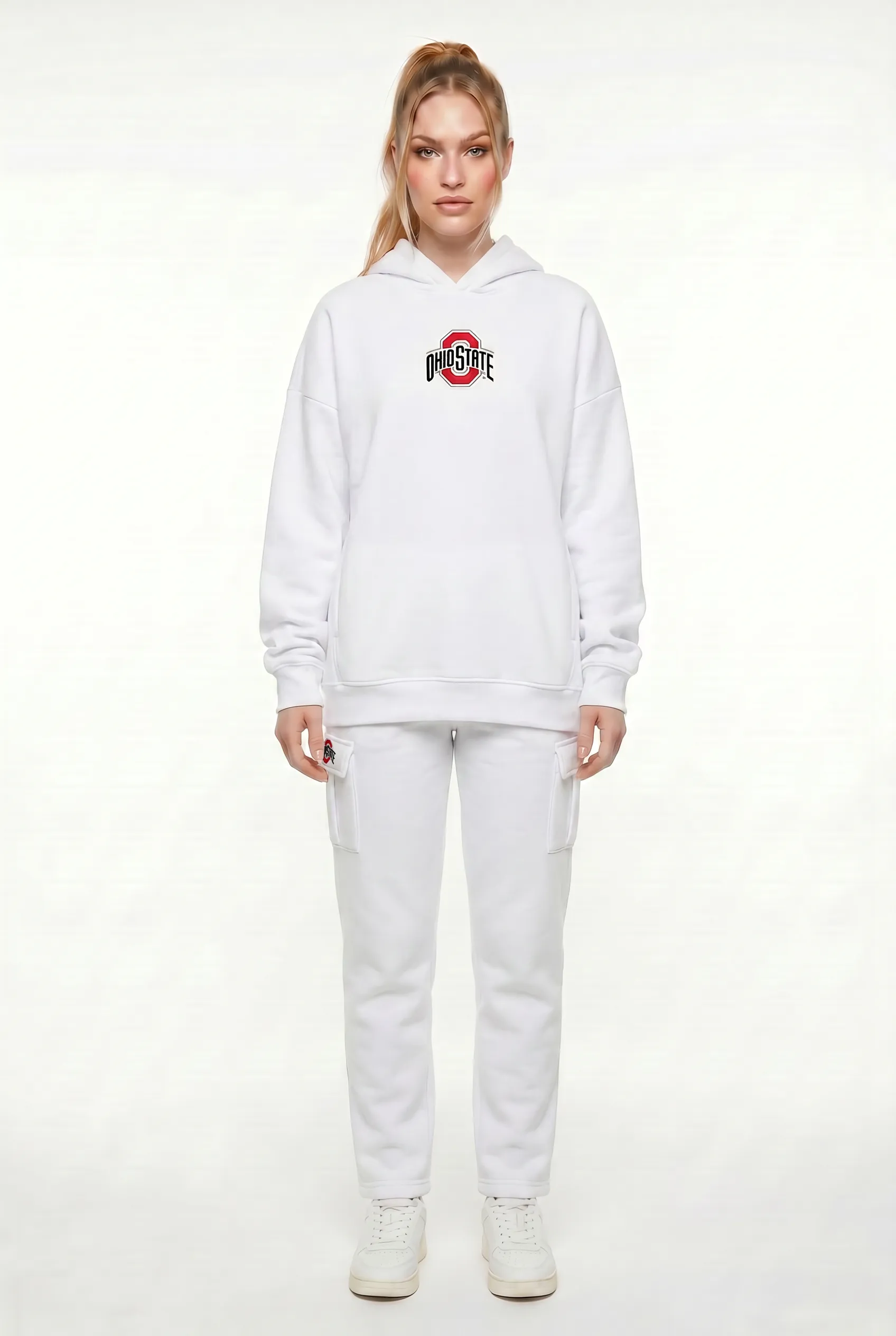 Oversized Zipper Pocket Hoodie Ohio State sold by Zulily product image thumbnail 4
