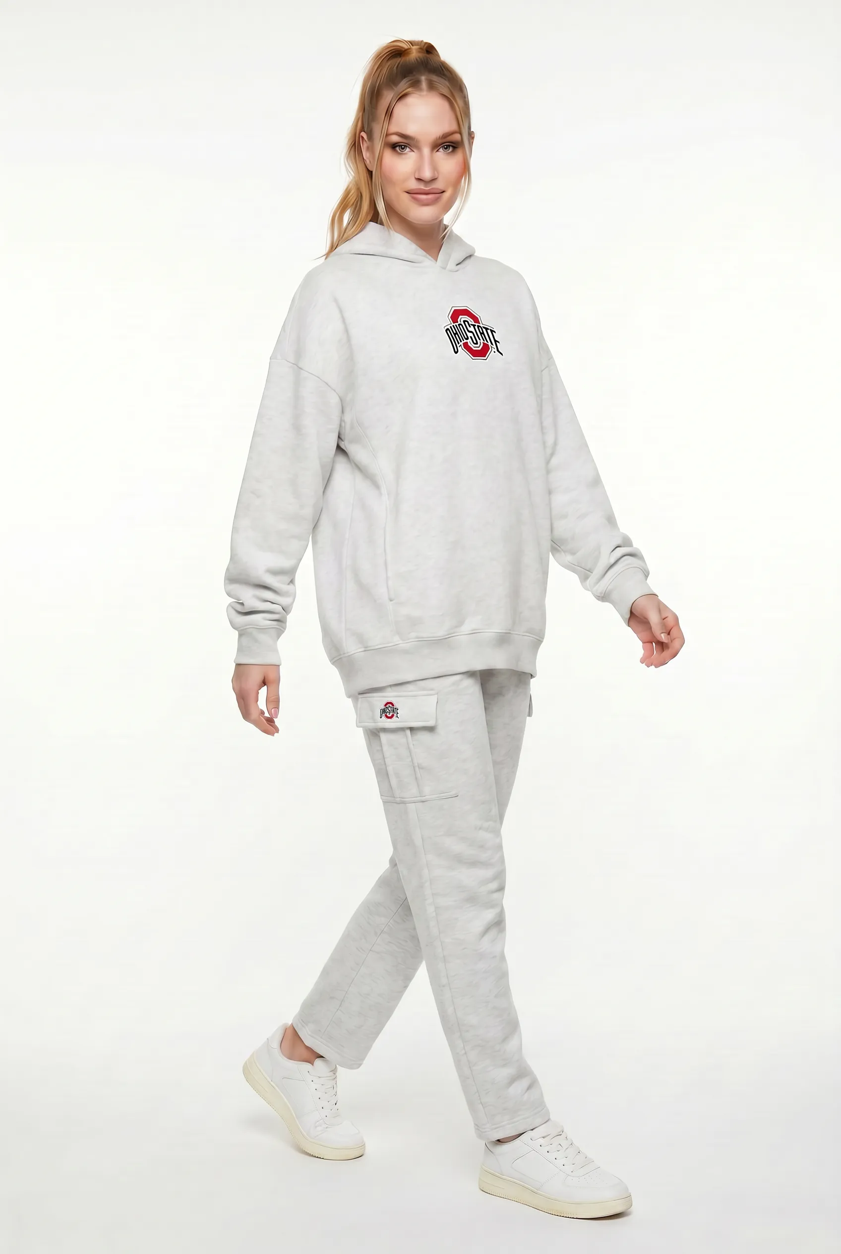 Oversized Zipper Pocket Hoodie Ohio State sold by Zulily product image thumbnail 5