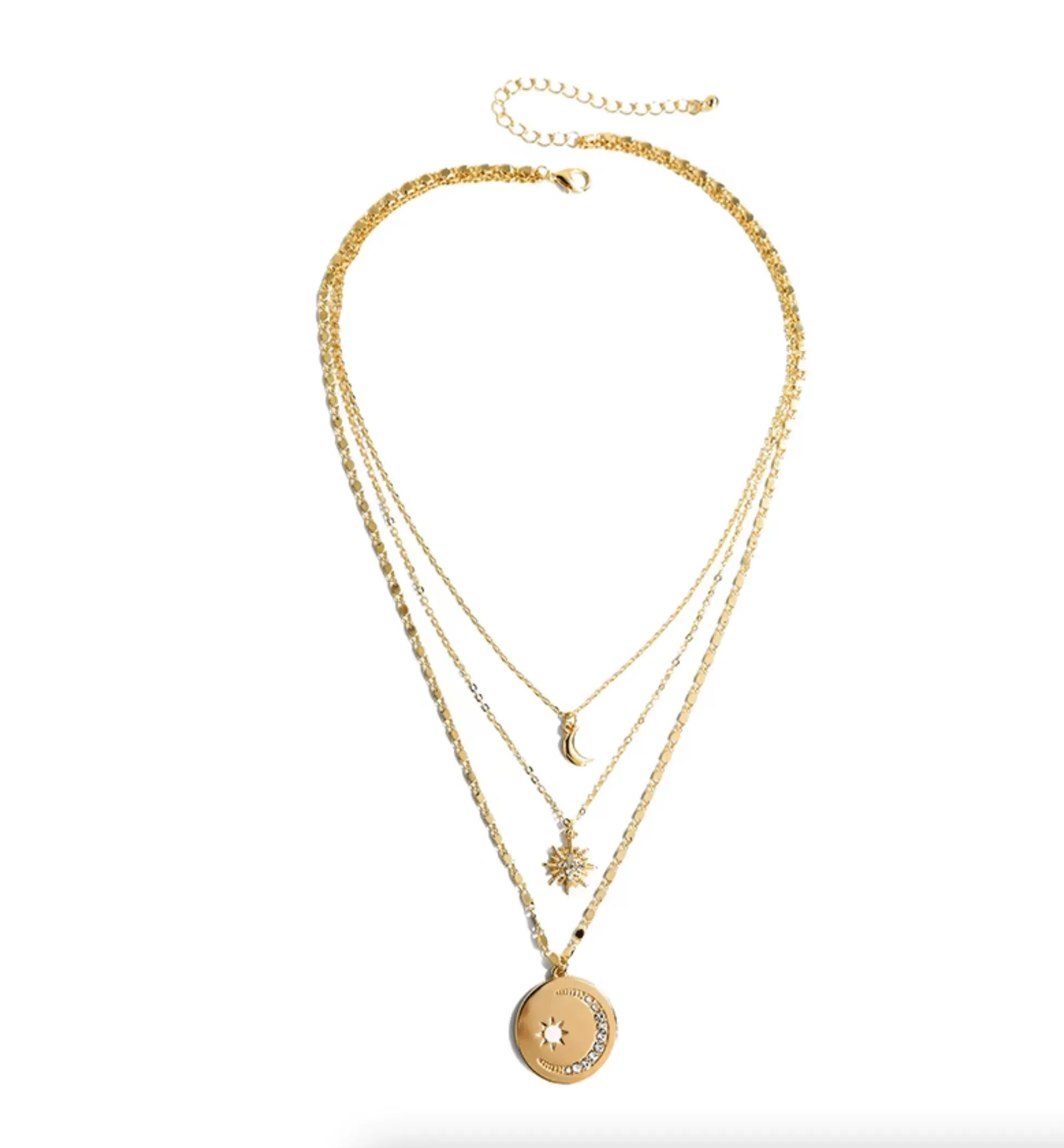 Goldtone Celestial Layered Necklace sold by Zulily product image thumbnail 2