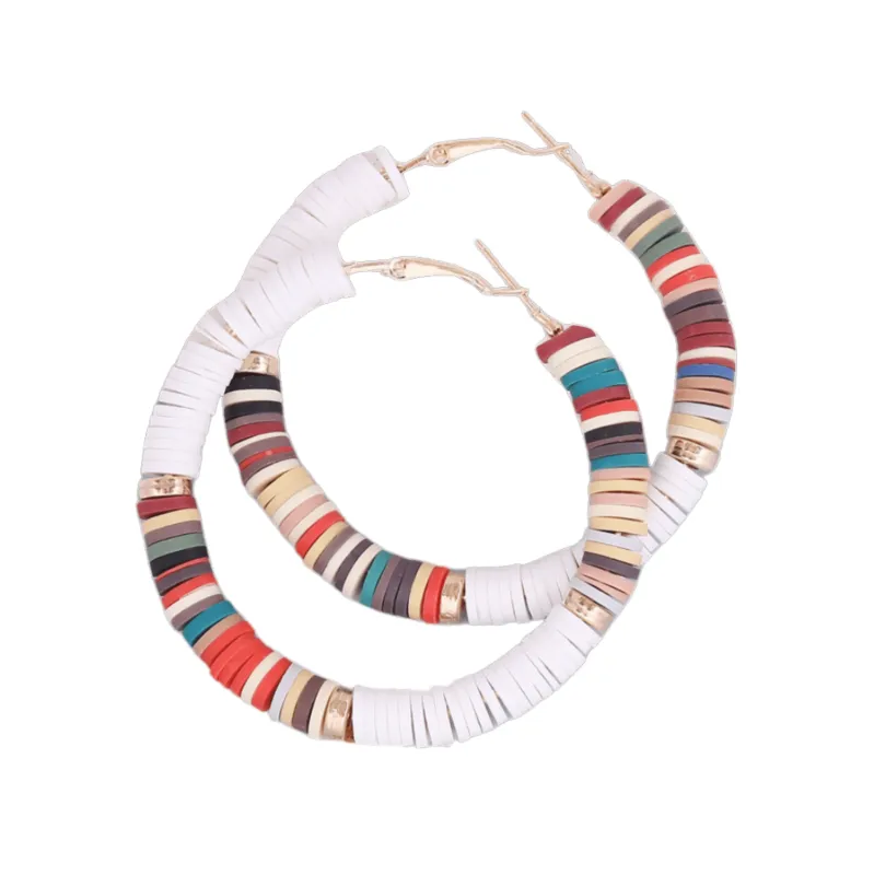 Multicolour Hoop Earrings made by Zulily