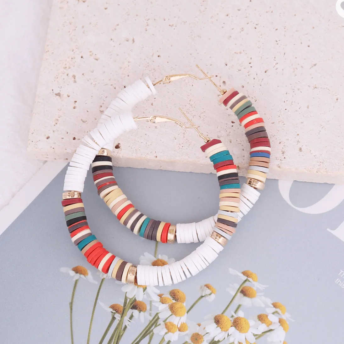 Multicolour Hoop Earrings sold by Zulily product image thumbnail 2