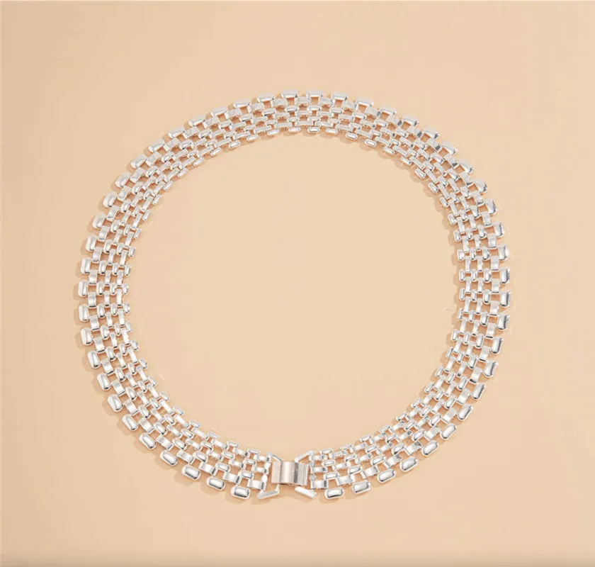 Silvertone Collar Necklace made by Zulily