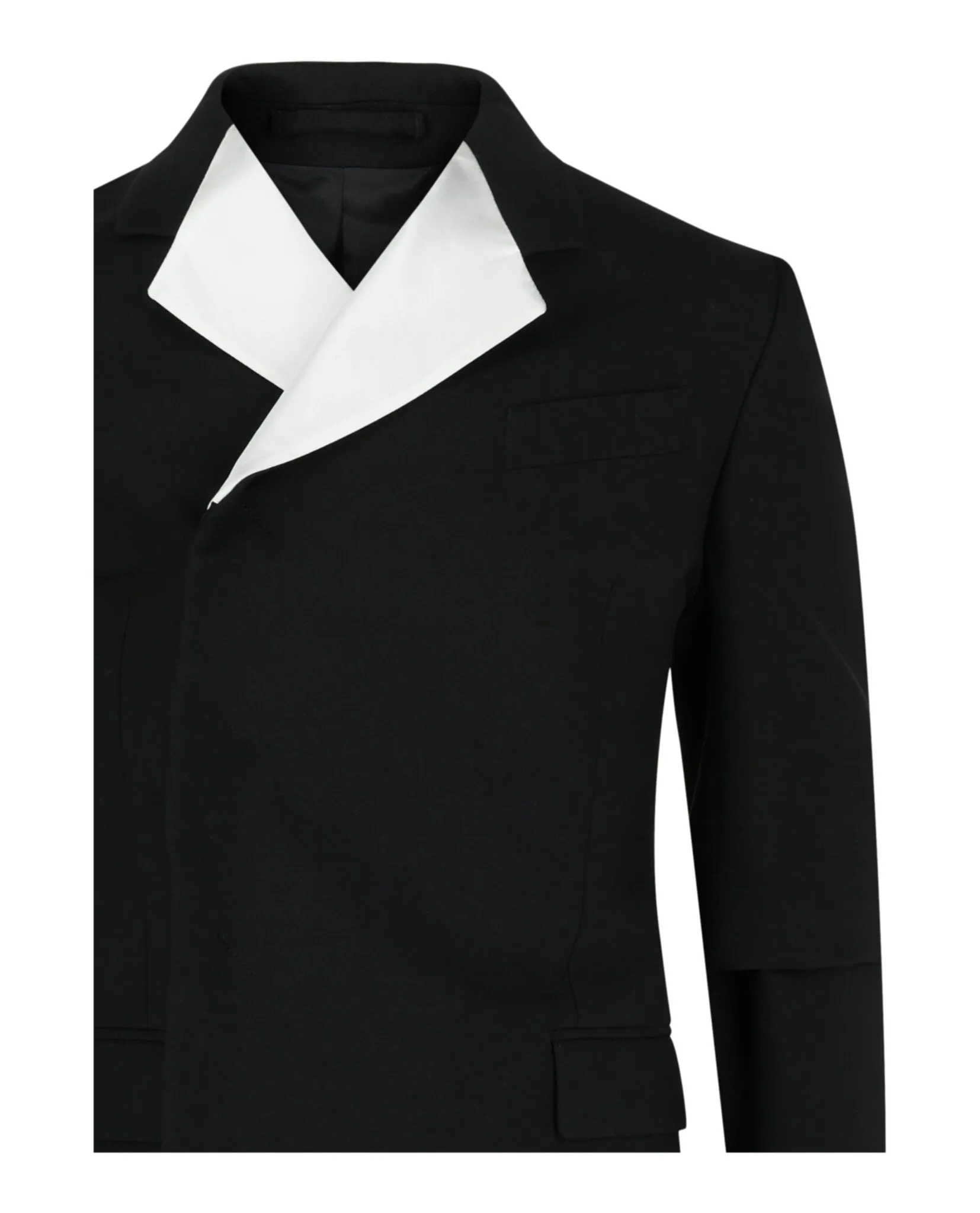 Ferragamo Silk Trimmed Double-Breasted Blazer sold by Zulily product image thumbnail 3