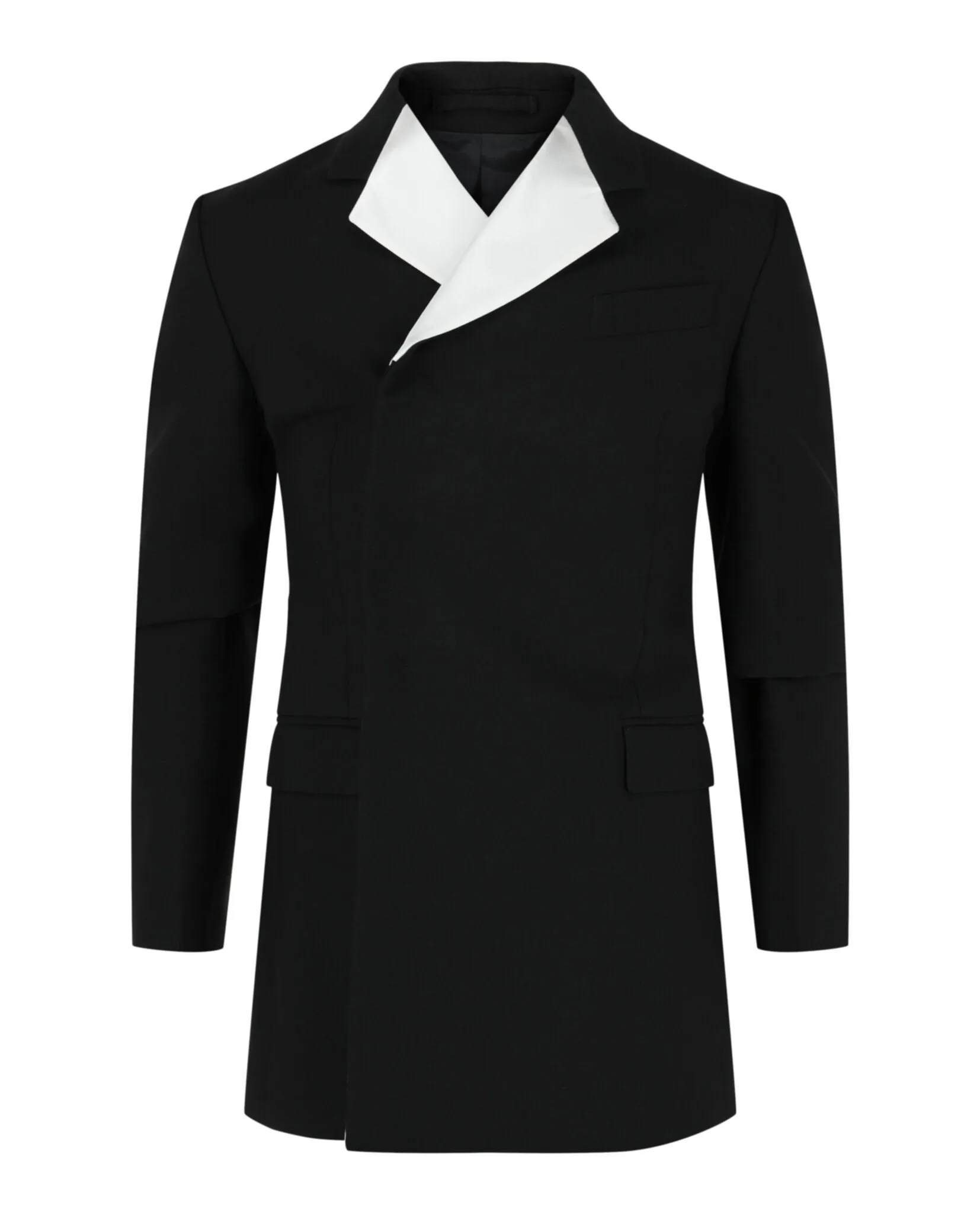 Ferragamo Silk Trimmed Double-Breasted Blazer sold by Zulily