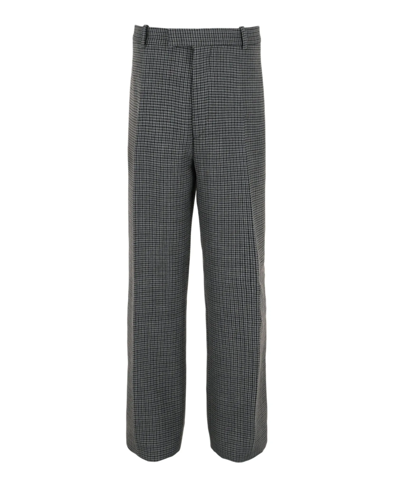 Ferragamo Houndstooth Wool Trousers sold by Zulily