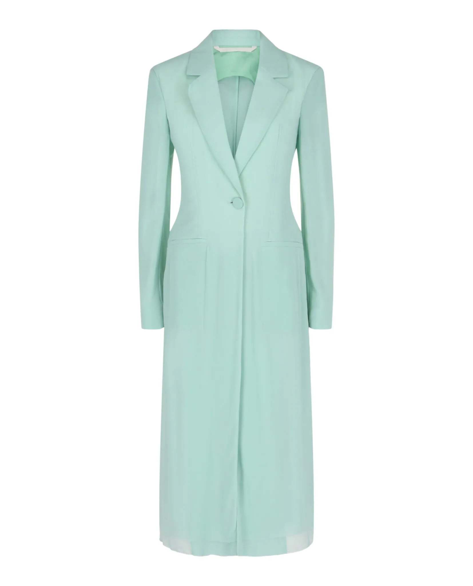 Givenchy Single-Breasted Sheer Longline Coat sold by Zulily