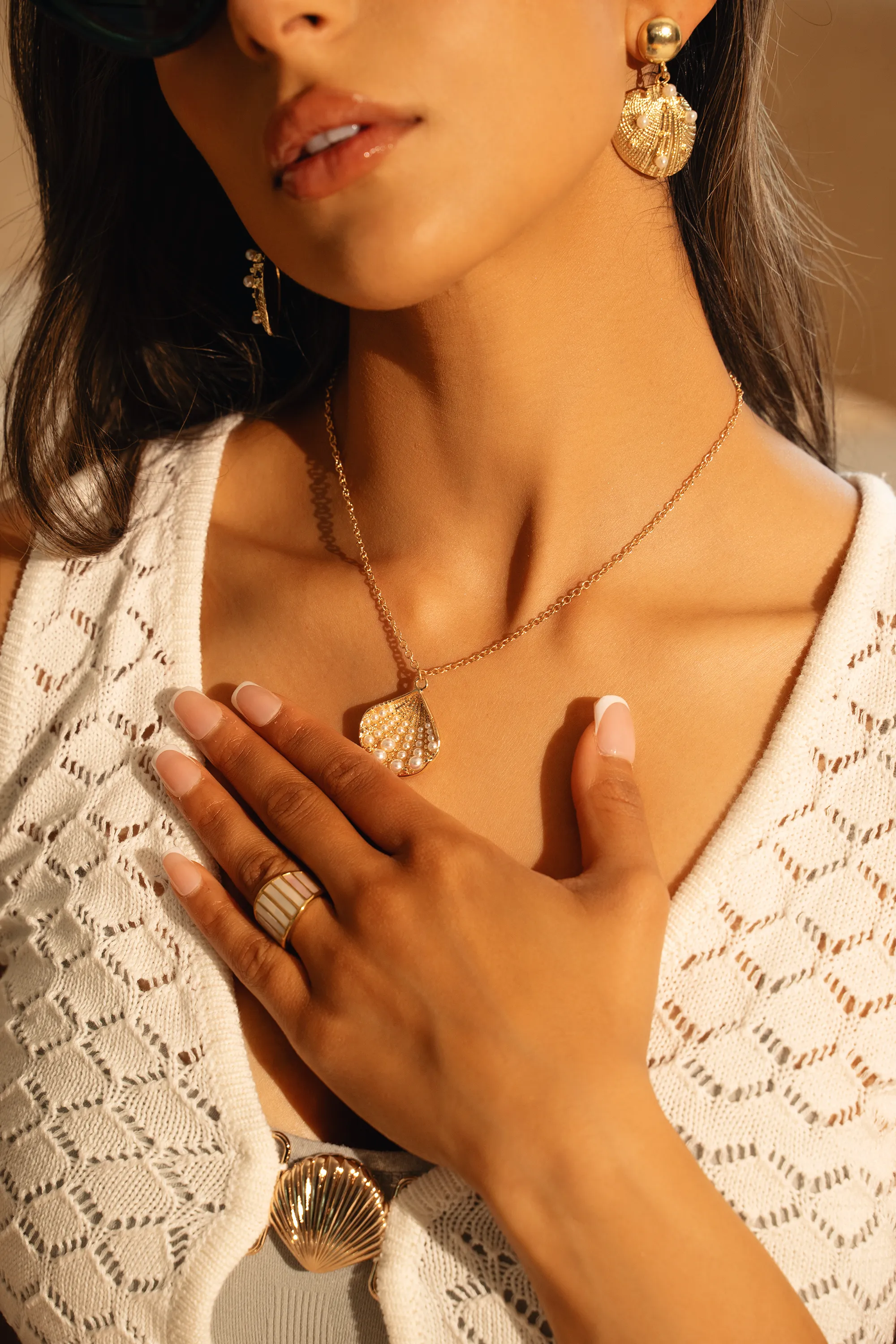 CAPRI Shell Necklace sold by Zulily product image thumbnail 3