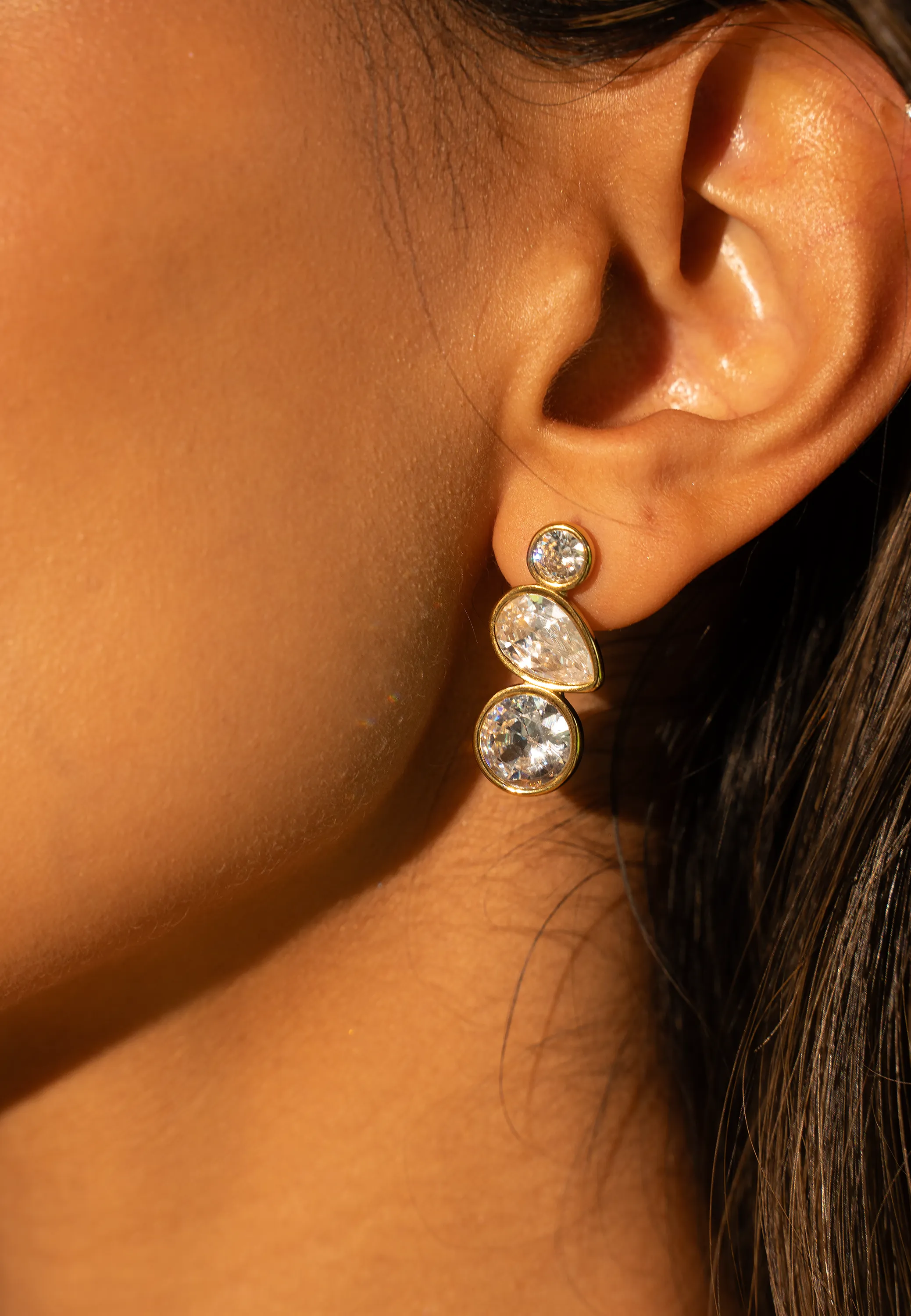 CASCADE Crystal Earrings sold by Zulily product image thumbnail 2
