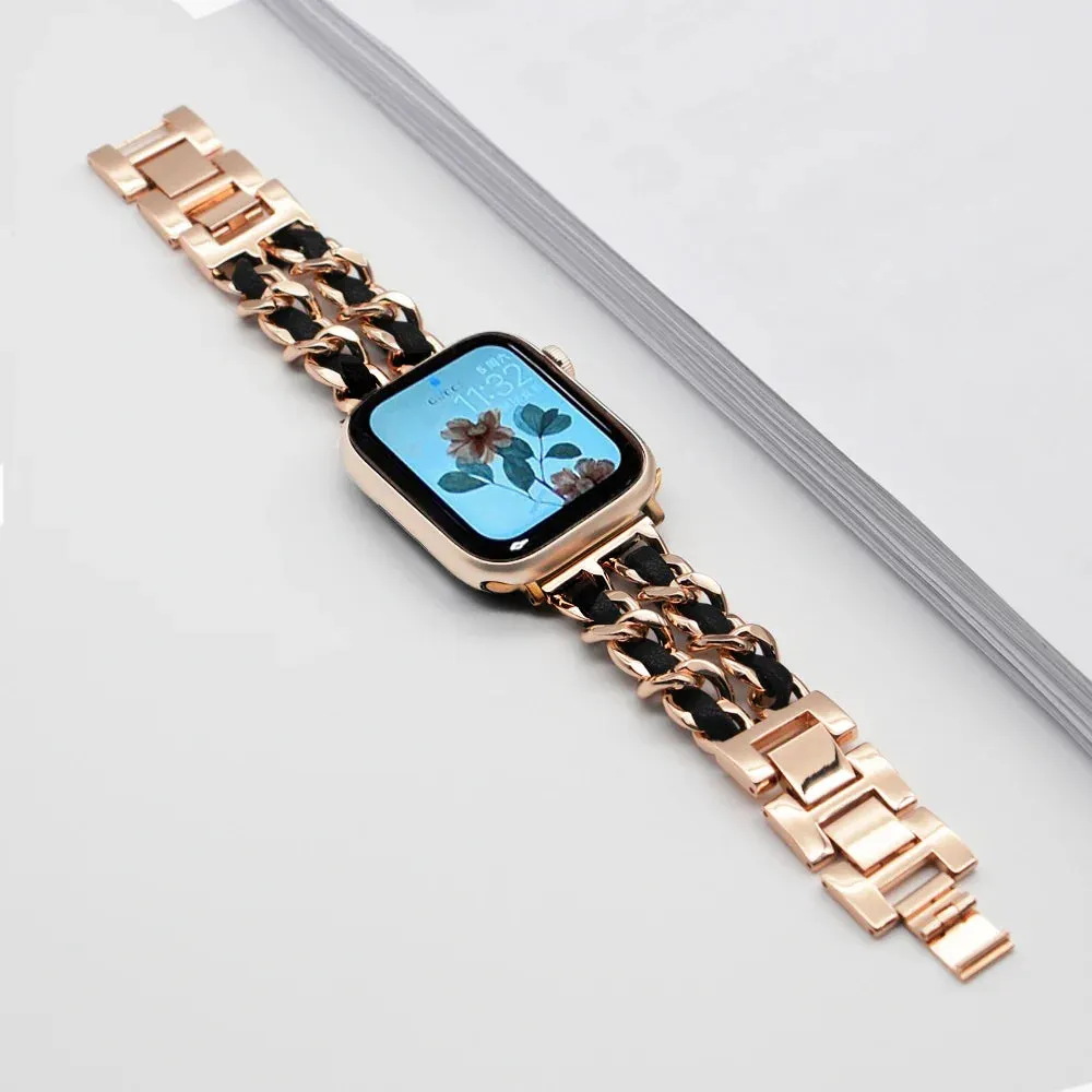 Apple Watch Stainless Steel Strap - Luxury Chain Design sold by Zulily