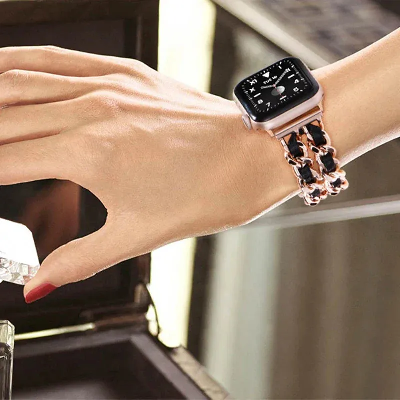 Apple Watch Stainless Steel Strap - Luxury Chain Design sold by Zulily product image thumbnail 2