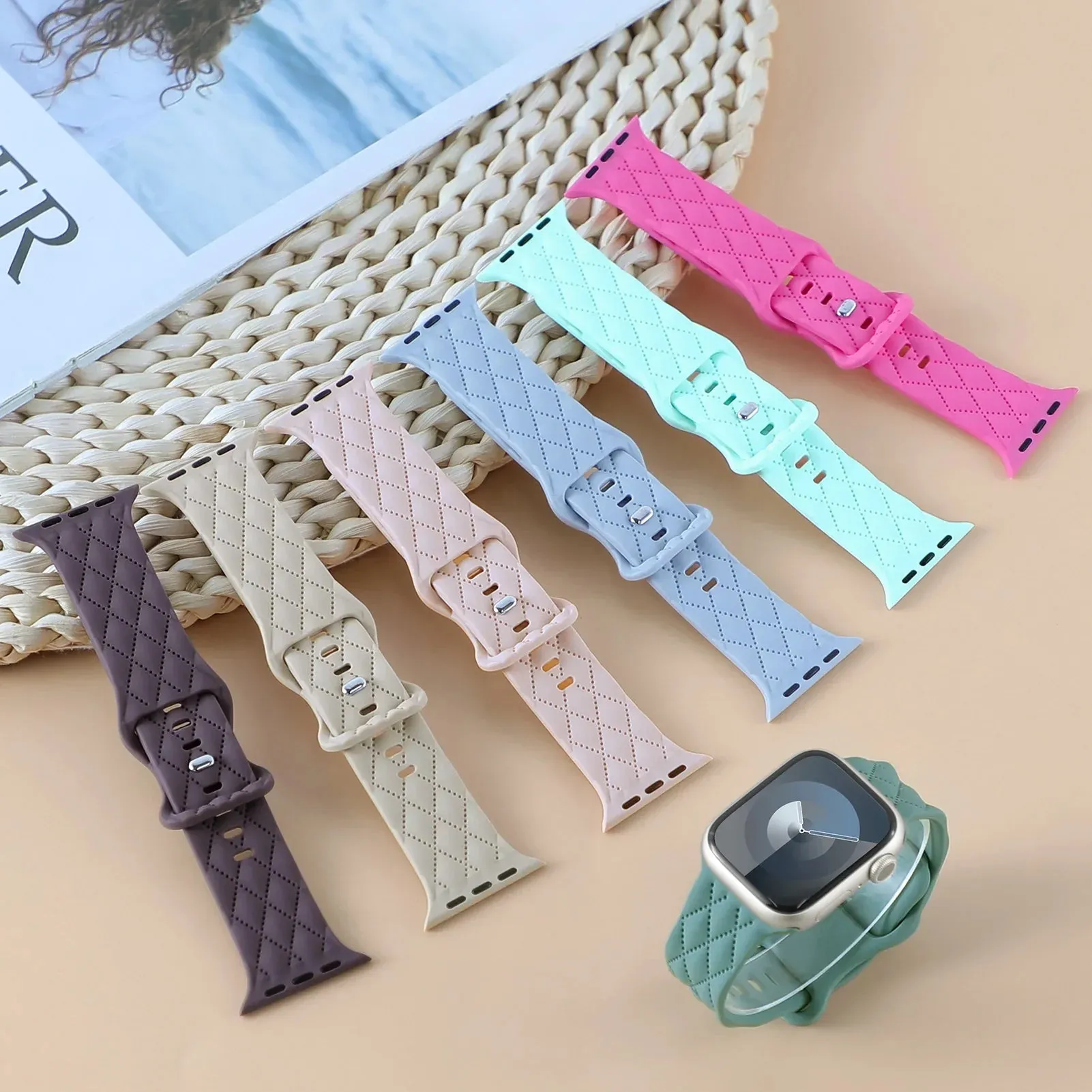 Apple Watch Silicone Strap - Soft Flexible Waterproof Band sold by Zulily product image thumbnail 4