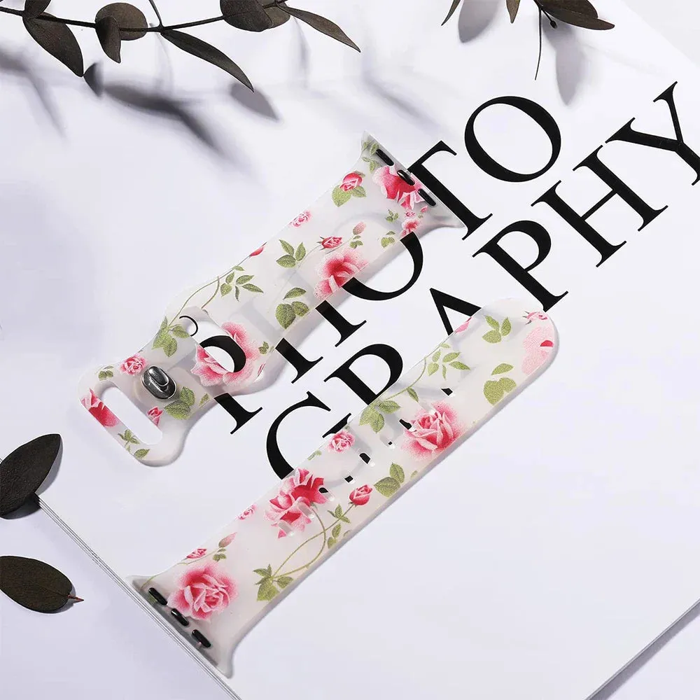 Apple Watch Silicone Strap - Floral Design - Soft and Comfortable sold by Zulily product image thumbnail 5