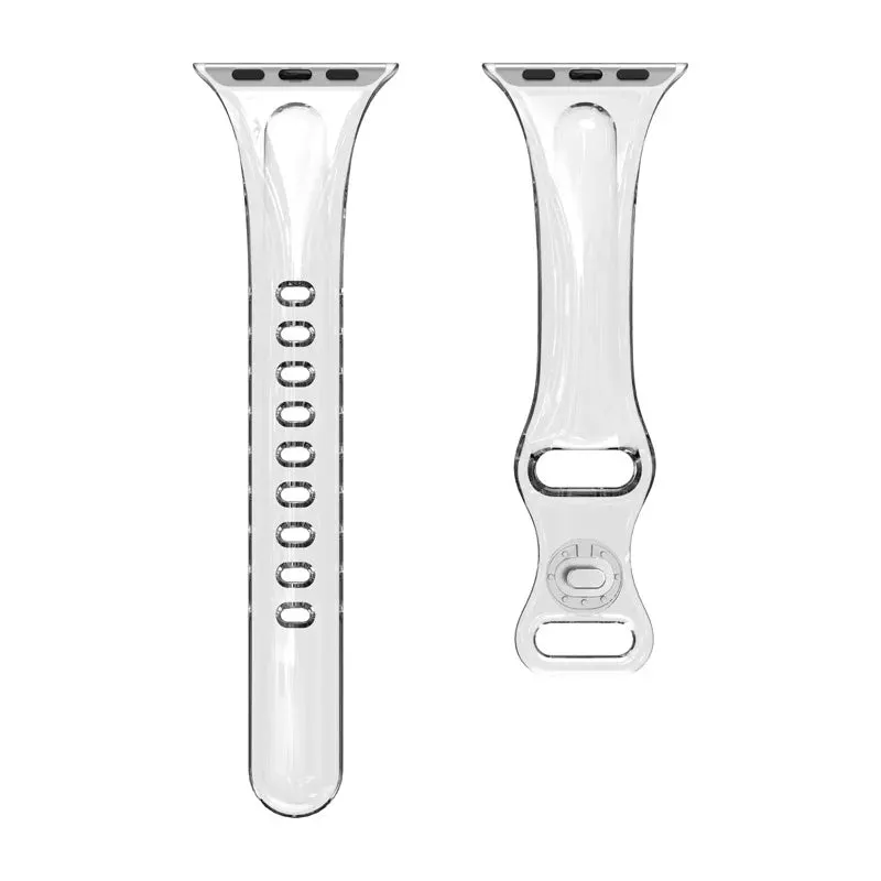 Apple Watch Transparent Strap - Soft Rubber - Clear Design sold by Zulily product image thumbnail 4