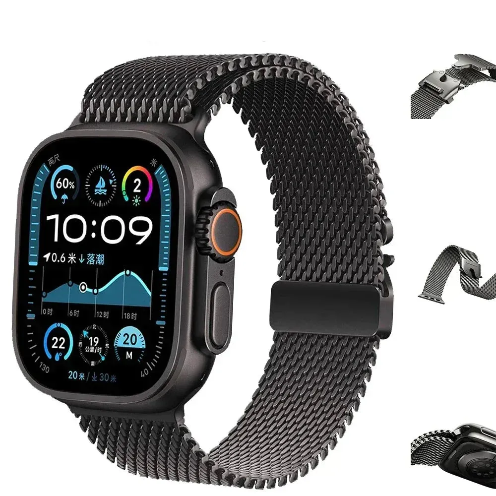Apple Watch Titanium Milanese Loop Strap - Sleek and Durable sold by Zulily