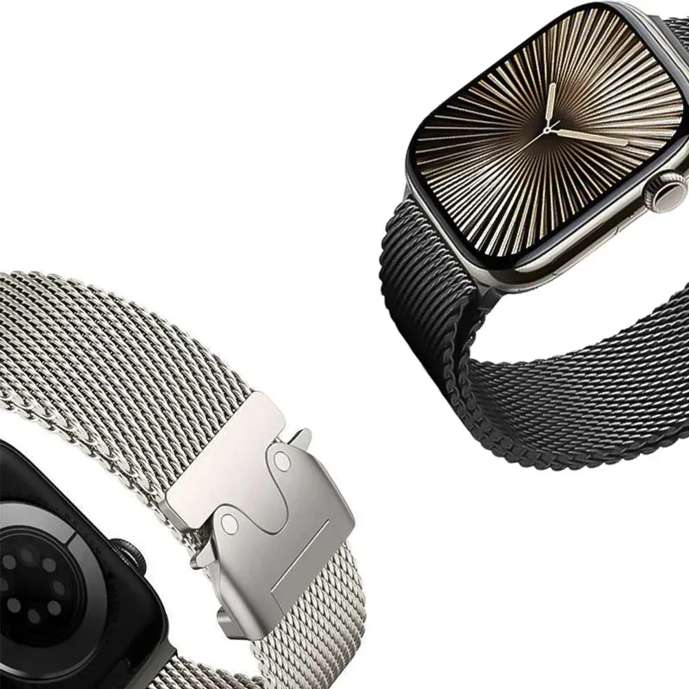 Apple Watch Titanium Milanese Loop Strap - Sleek and Durable sold by Zulily product image thumbnail 5