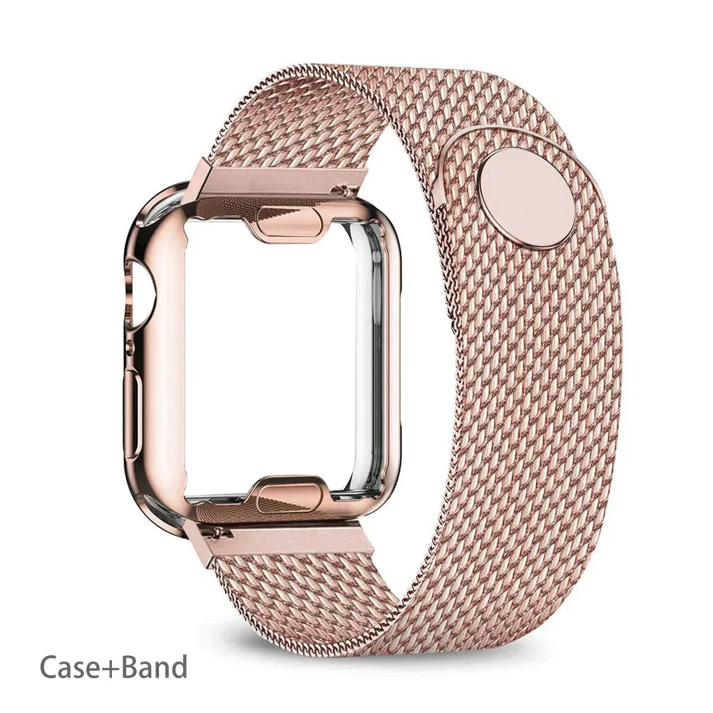 Apple Watch Stainless Steel Strap - Premium Milanese Band sold by Zulily product image thumbnail 3