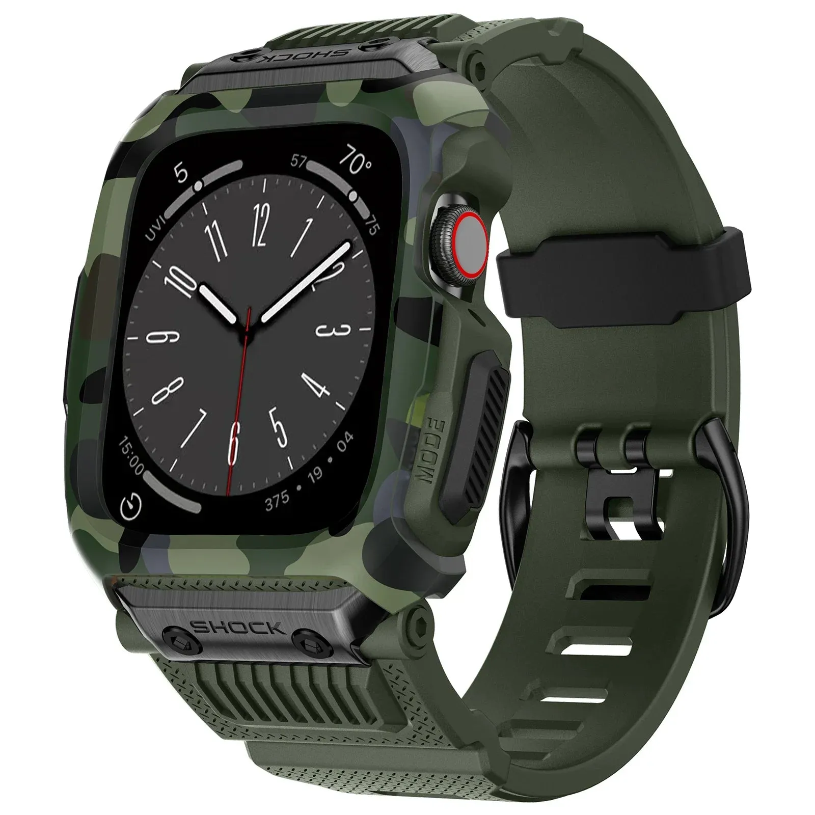 Apple Watch Camouflage Rubber Strap - Waterproof and Durable sold by Zulily product image thumbnail 5