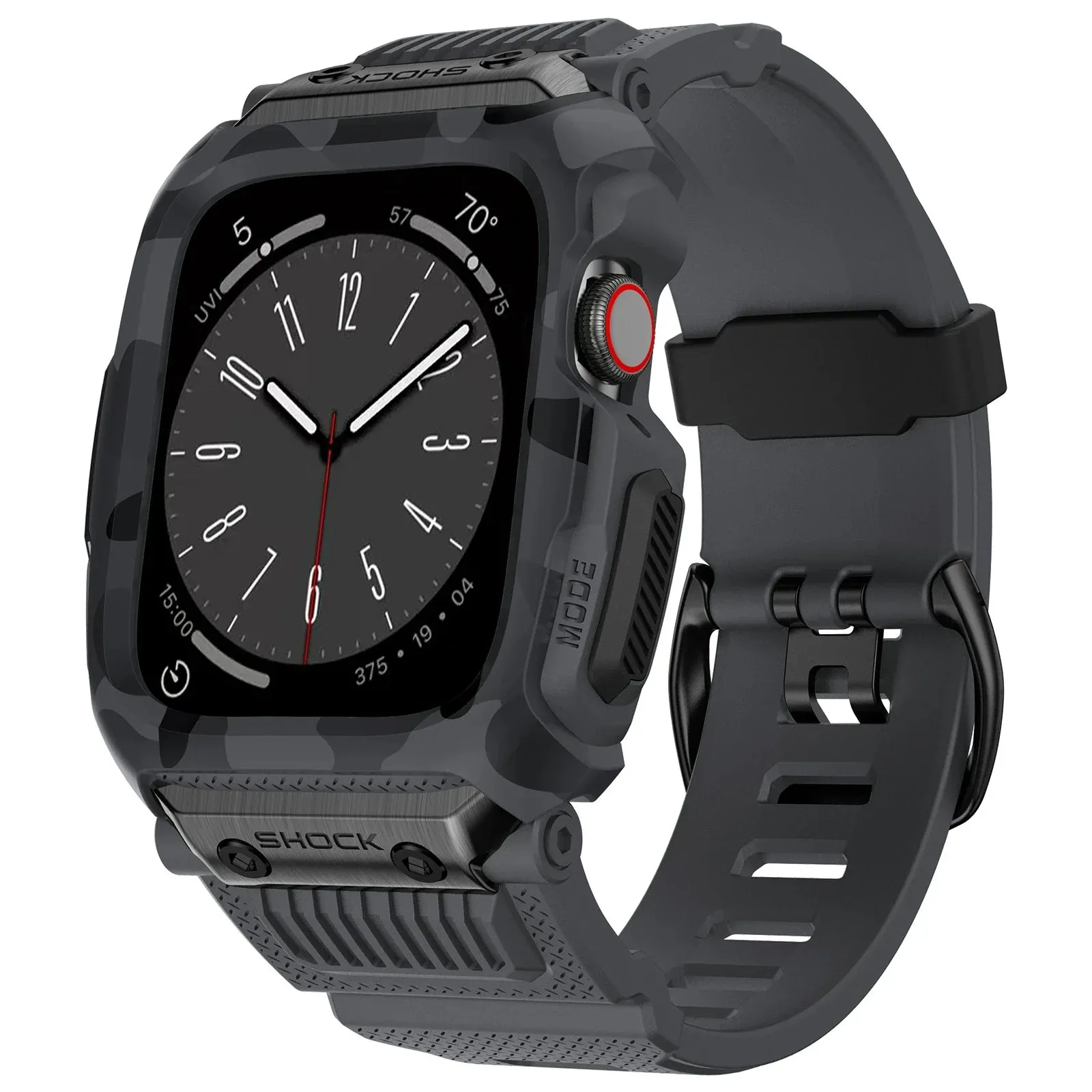 Apple Watch Camouflage Rubber Strap - Waterproof and Durable sold by Zulily product image thumbnail 4